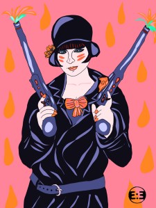 Louise Brooks by Eva Mirror